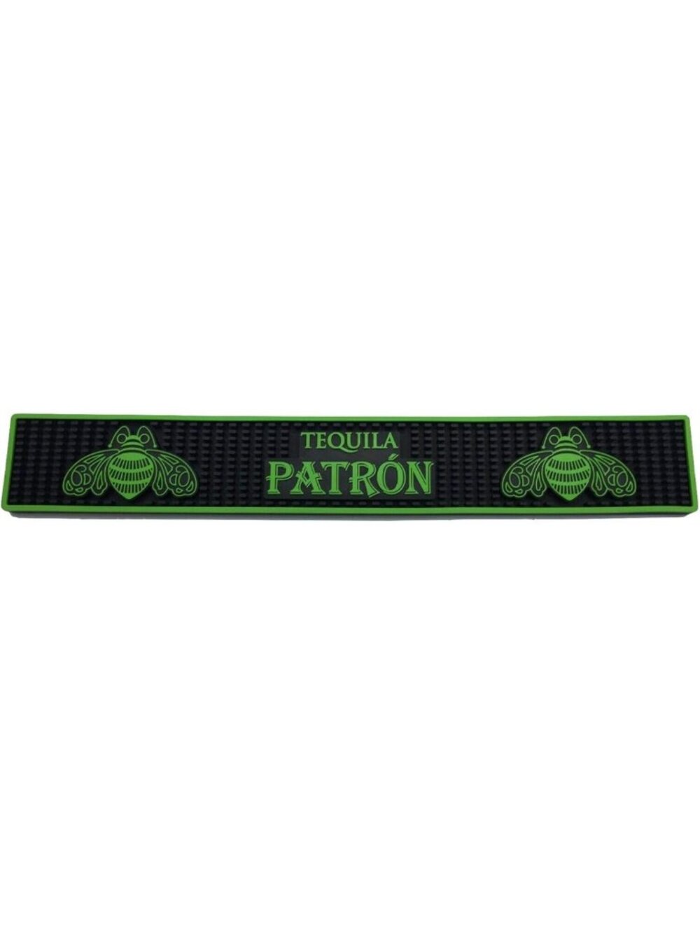 Professional Green Bar Rail Runner Drip Mat for Tequila & Cocktails - Durable
